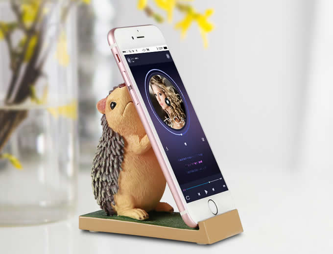 Cartoon Hedgehog Desktop Mobile Phone iPad Holder Stand